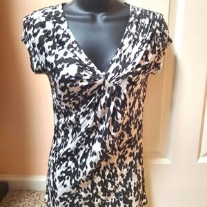 New York & Company Animal Print Top NWT